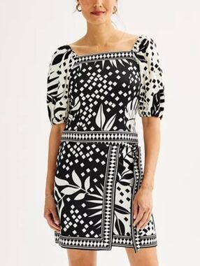 Nine West Wrap Skirt And Top Set